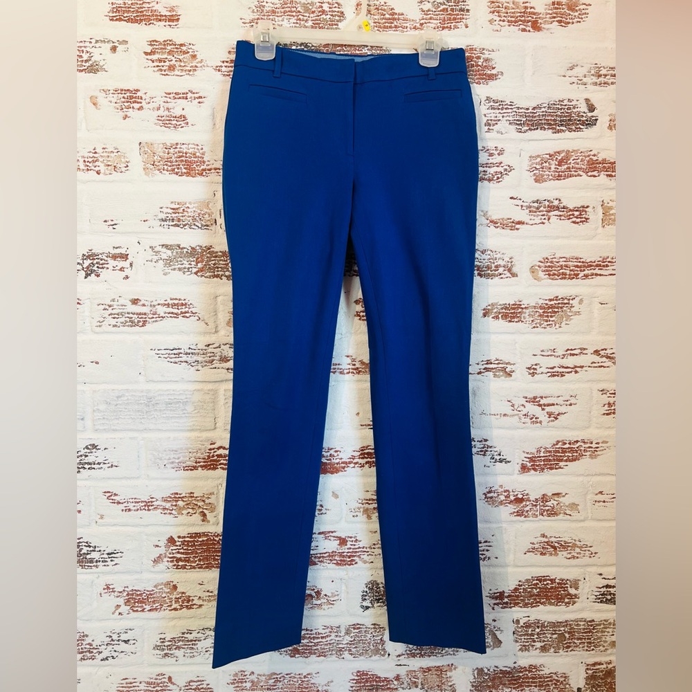 J Crew Stretch Chino Pants Women’s Royal Blue Size 2R